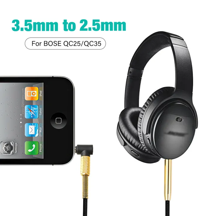 Gold%20plated%203.5mm%20To%202.5mm%20Jack%20Aux%20Cable%20For%20AKG%20Bose%20JBL%20Headphone%20Laptop%20Cell%20Phone%20Audio%20Socket%20Connector%203.5%202.5%20mm%20Adapter%20-%20Image%202