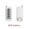 Wireless Remote Control Switch with 4 Channel 433Mhz Garage Remote Control Easy to Use. 
