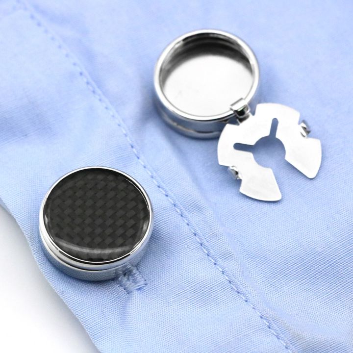【Good-Love Store】Stone Cuff Links Dress Cuff Button Copper Material ...