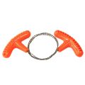 Manual Mini Chain Saw Emergency Survival Stainless Steel Wire Saw Cutters Hand Tools Outdoor Camping Hiking Hunting Equipment. 