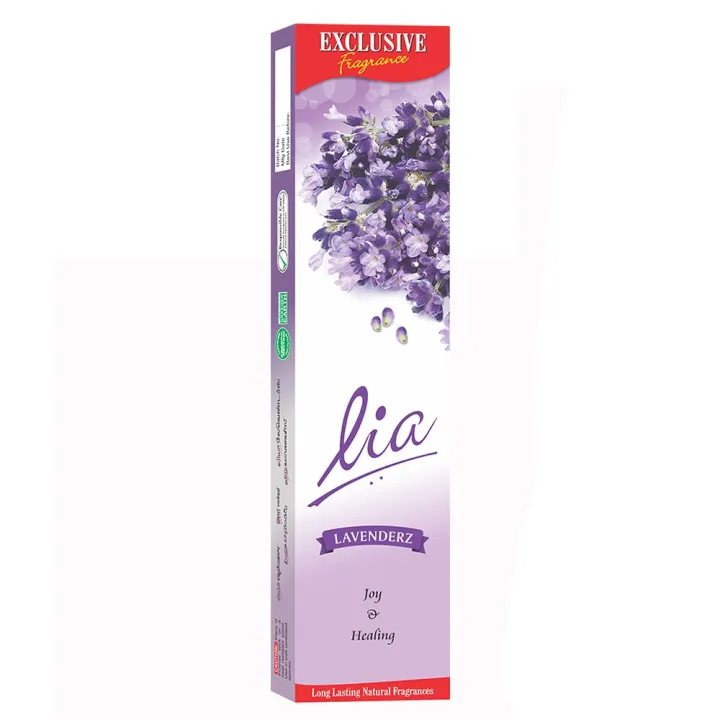 Lia Incense Sticks - Lavender - 12 Pack/Dozen