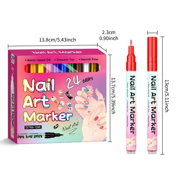 Hot%2012/24%20Colors%20Nails%20Art%20Marker%20Pens%20Waterproof%20Quick%20Dry%20Acrylic%20Paint%20Pen%20Art%20Nail%20Decoration%20Nail%20Art%20Pens%20Set%20for%20Nail%20Decoration%20-%20Image%203