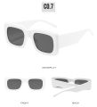 New big box sunglasses European and American fashion ladies sunglasses trend wide-leg sunglasses. 