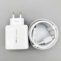 65W Charger For Realme GT 2 Neo 2T 8 9i X3 X7 X50 Q2 PRO Charger 65W Super VOOC/Dart Fast Charge Wall Adapter. 