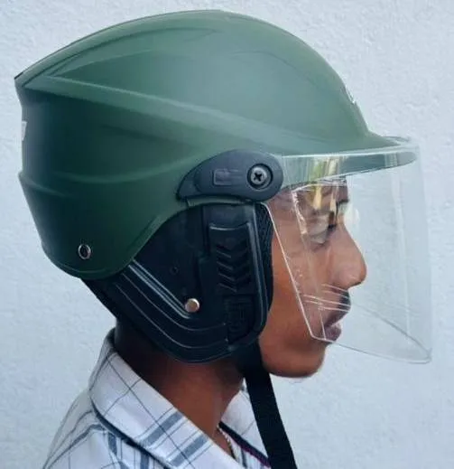 LS5%20Unisex%20Bike%20Helmet%20Half%20Helmet%20Cama%20Matt%20for%20Boys%20and%20Girls%20with%20Clear%20Visor%20CM%2055-56%20in%20Inches%2021-22%20-%20Image%202