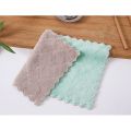 Soft Kitchen Washing Dish Bowl Cloth Clean Hand Towel Kitchen Dishcloth Double Layer Towel Microfiber Cloth. 