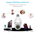 V380 Pro 3MP HD Camera Video Surveillance Wifi 360 Securite Security Protection Latest Model for Smart Home Monitoring Indoor BULB. 