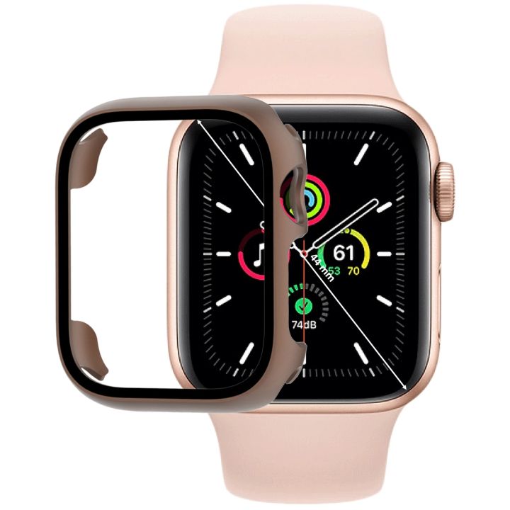 Tempered Glass Film PC Watch Case For Apple Watch Series SE 3&SE 2&6&SE&5&4 44mm