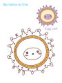 Children Activity Colouring Books Biology the Cells. 