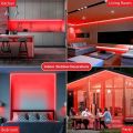 USB LED Neon Strip Lights – LQHZMYY RGB Mood Lighting with 24-Key Touch Remote, IP65 Waterproof, Adjustable Brightness for Events & Interior Decor. 