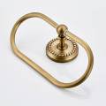 Brass Towel Ring Hand Rack Wall Mounted Bathroom Towel Rack White. 