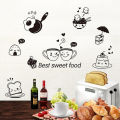 Kitchen Coffee Sweet Food Bread Cake Wall Sticker Dining Room DIY. 