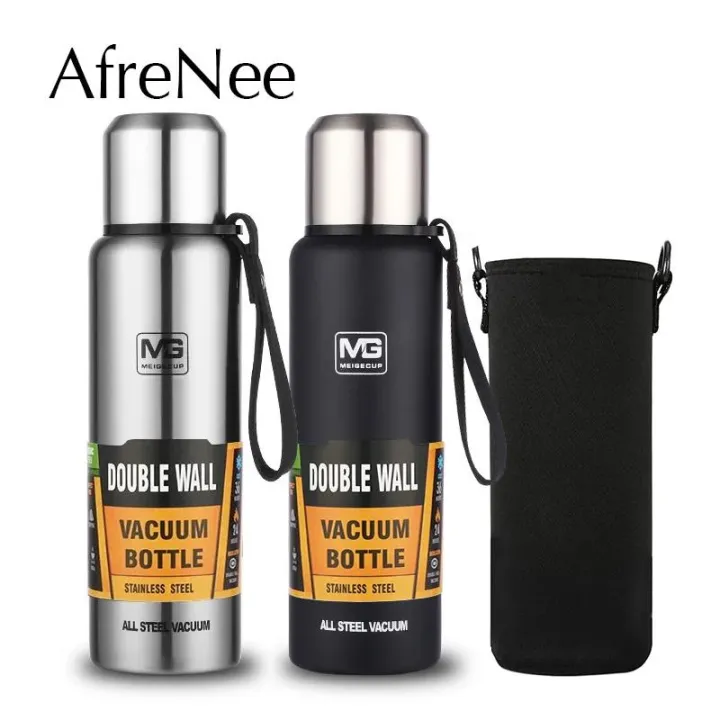 Premium Thermos Bottle 304 Stainless Steel Vacuum Flask Insulated ...