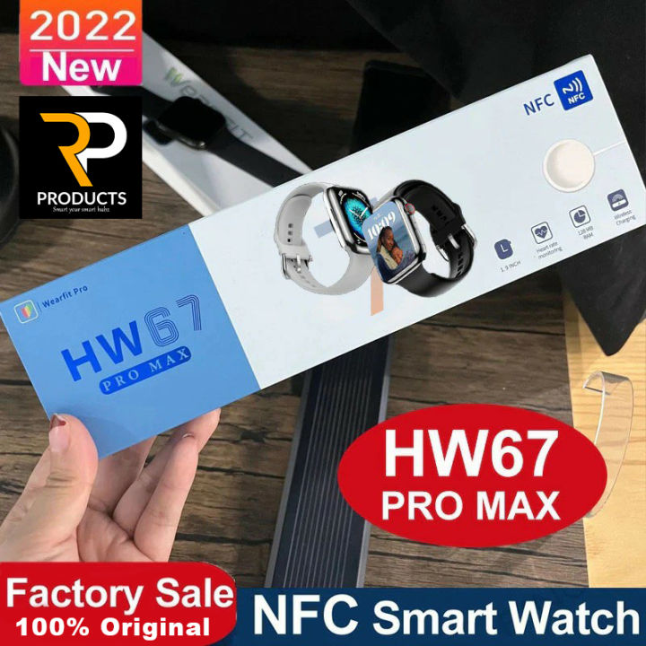 New HW67 Pro max Smart Watch Men NFC Voice Assistant