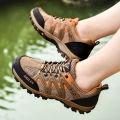 Outdoor Couple Athletic Hiking Shoes Men's Trekking Shoes Non-slip Climbing Boots Breathable Uni Casual Shoes Plus Size 36-46. 