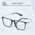 LouisWill Men’s Glasses Upgrade Memory Legs Vintage Style Square Frame Glasses Clear Lens Glasses Blue Light Blocking Glasses Anti-fatigue Glasses Anti-blue Lens Eyes Protection Eyewear. 
