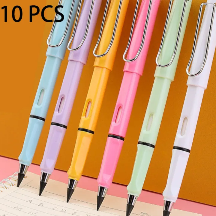 1/5/10Pcs%20New%20Technology%20Eternal%20Pencil%20Without%20Ink%20Endless%20Pen%20White%20Pencil%20For%20School%20Art%20Sketch%20Painting%20Tool%20Kids%20Stationery%20Supplies%20-%20Image%209