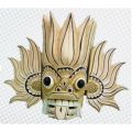 Sri Lankan Wooden Mask 10"Traditional Devil Home Decor Hanging Mask Size 10 inch Fire Devil. 