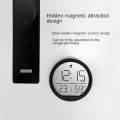 LED Digital Wall Clocks Temperature Humidity Date Display Electronic Table Alarm Clock for Kitchen Study Refrigerator B. 