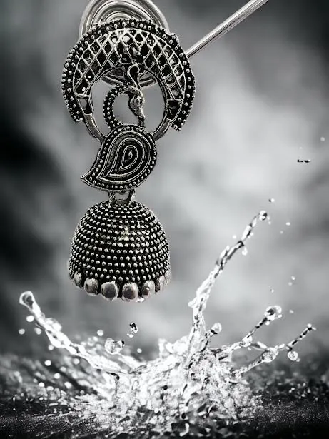 BOOM Small earing Traditional Ethnic Casual Earring Fancy Light