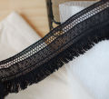 Wide Lace Cotton Water Soluble Tassel Beard Lace Fabric Accessories DIY Clothing Skirt Home Textile Curtain Decoration. 
