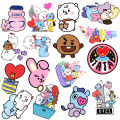 20/40pcs BTS Stickers BT21 Kpop Stickers for Laptop Scrapbook Journal Kids Girls Boys Stickers. 