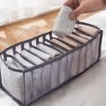 11 Compartment Home Collapsible Underwear Storage Box Nylon Organizing Dormitory Storage Bra Organizing Breathable Mesh Bag. 