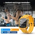 LOKMAT OCEAN PRO Smartwatch 1.85 inch Full Touch Screen, Fitness Tracker, Heart Rate Monitor, Sports Mode - Black. 
