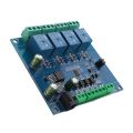 Modbus Rtu 4 Ch Relay Module Ttl Uart Communication 4-Channel Input. 