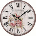 【Special offer】Vintage Wooden Wall Clock Modern Design Vintage Rustic Retro Clock Home Office Cafe Decoration Art Large Wall Watch. 