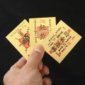 of Wealth Lucky Little Gold Sticker Feng Shui Lucky Blessing Good Luck Sticker Good Wish Chinese Style. 