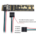 (GGBR)-Adapter Card -Key Wireless Card Desktop Drive-Free BCM943602CS to Pcie .2 Ngff for Bluetooth Module. 
