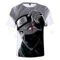 Naruto Uchiha clan T shirt men anime T shirts new summer short sleeve o-neck cotton Uchiha Sasuke T-shirt tops. 