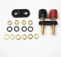 1 pcs 4mm Banana Socket Dual Female Terminal Binding Post For Speaker Amplifier Power Supply Binding Post. 