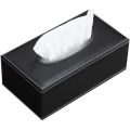 Leather Tissue Box Cover, Face Tissue Box, Modern Napkin Storage Box, Car Box, Car PU Leather Drawer, Anti Skid Car Drawer. 