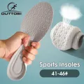 Outtobe Unis ex Shoe Insoles Sport Running Shoes Insoles F ree Cu tting Insoles Breathable Shoe Pad Shock Absorption Non-slip Massage Pads Sweat-absorbent Sports In soles for Walking Running Sports Long Standing. 