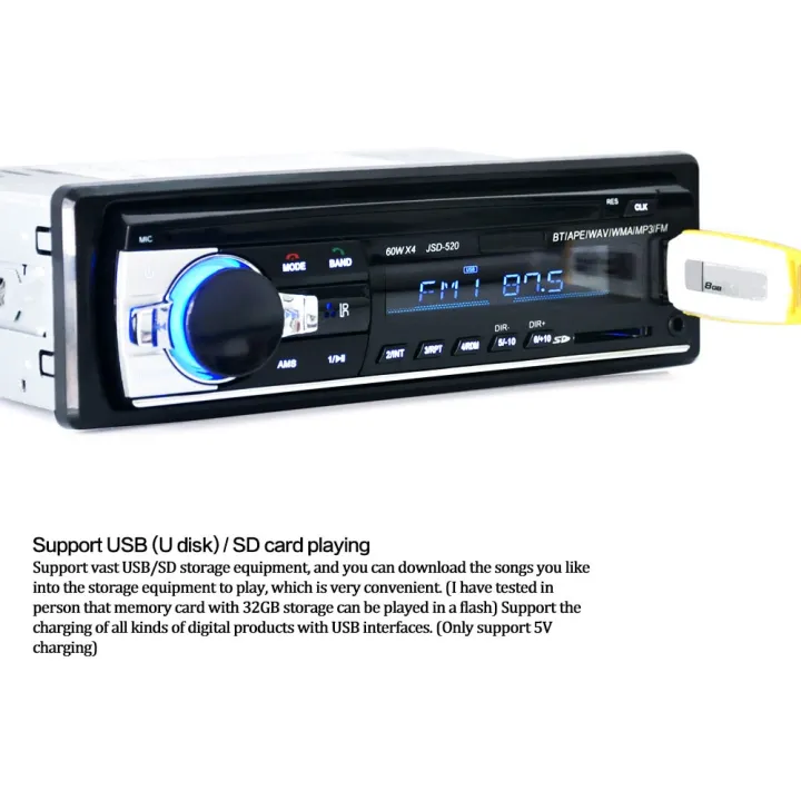 12V%20Car%20Bluetooth%20Car%20FM%20Radio%20Setup%20MP3%20USB%20Audio%20Player%20Full%20Set%20With%20Remote%20-%20Image%205