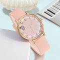 Fashion Women Watch Ladies Silicone Strap Quartz Wristwatch Simple Student Minimalist Sports Watch Girls Watch. 