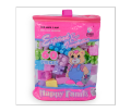 60/110 Pcs Happy Family Building Blocks Set with Pink Bag for Girls. 