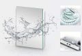 Frameless SQUARE LED Light Bathroom Touch Smart Mirror. 