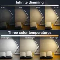 New Rechargeable Table Lamp Dimmable Desk Light USB Foldable Portable Night Light Eye Protection LED Lamp Bedroom Bedside Touch Control Dimmable Lamp. 