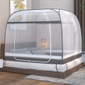 New New Mongolian Bag Mosquito Net Home Bedroom Installation-Free 1.5M Encryption Full Bottom Children's Drop-Resistant Zipper Tent. 