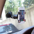 Car Phone Holder Bracket Clip Mounted on Windshield Dashboard 360 Degree Rotation Suction Cup Phone Holder For iPhone Samsung Smartphones. 
