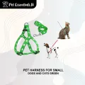 Pet Harness For Small Dogs & Cats GREEN. 