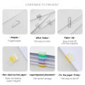 Staples Paperclip Mini Color Paper Clip Candy Transparent Metal Documents Bookmarks File Index Page Holder Clamp Office School. 