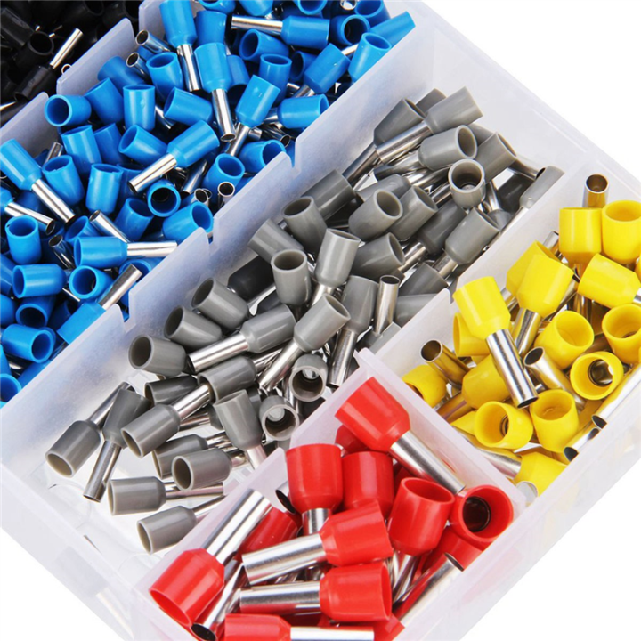 Wire Ferrules Connector Terminals Kit Insulated End Set 1200PCS ...