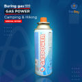 Gas Power Cartridge 227g for Camping - Hiking - Travelling - Outdoor - for portable gas cooker - Gas stove. 