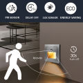 Human Body Induction Lamp Infrared Sensing Floor Lamp / Switch Wall Foot Lamp / Desk Step Lamp / Embedded Corridor Stair 1Pcs. 