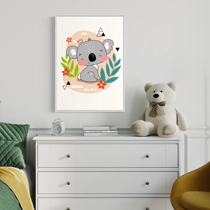 Animal%20wall%20art%20for%20baby%20room%20/%20kid%E2%80%99s%20room%20-%20picture%20frames%20-%20Koala%20-%20Image%202