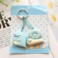 Cute Key Cap Key Covers Rings Key Identifier Tag Organizers Silicone Keychain Holder with Ball Chain. 